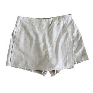 Women's Light Gray Skort Shorts